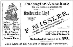 [ A Bremen travel advertisement ]