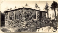 [ The stone cabin in North Reading, 1912 ]